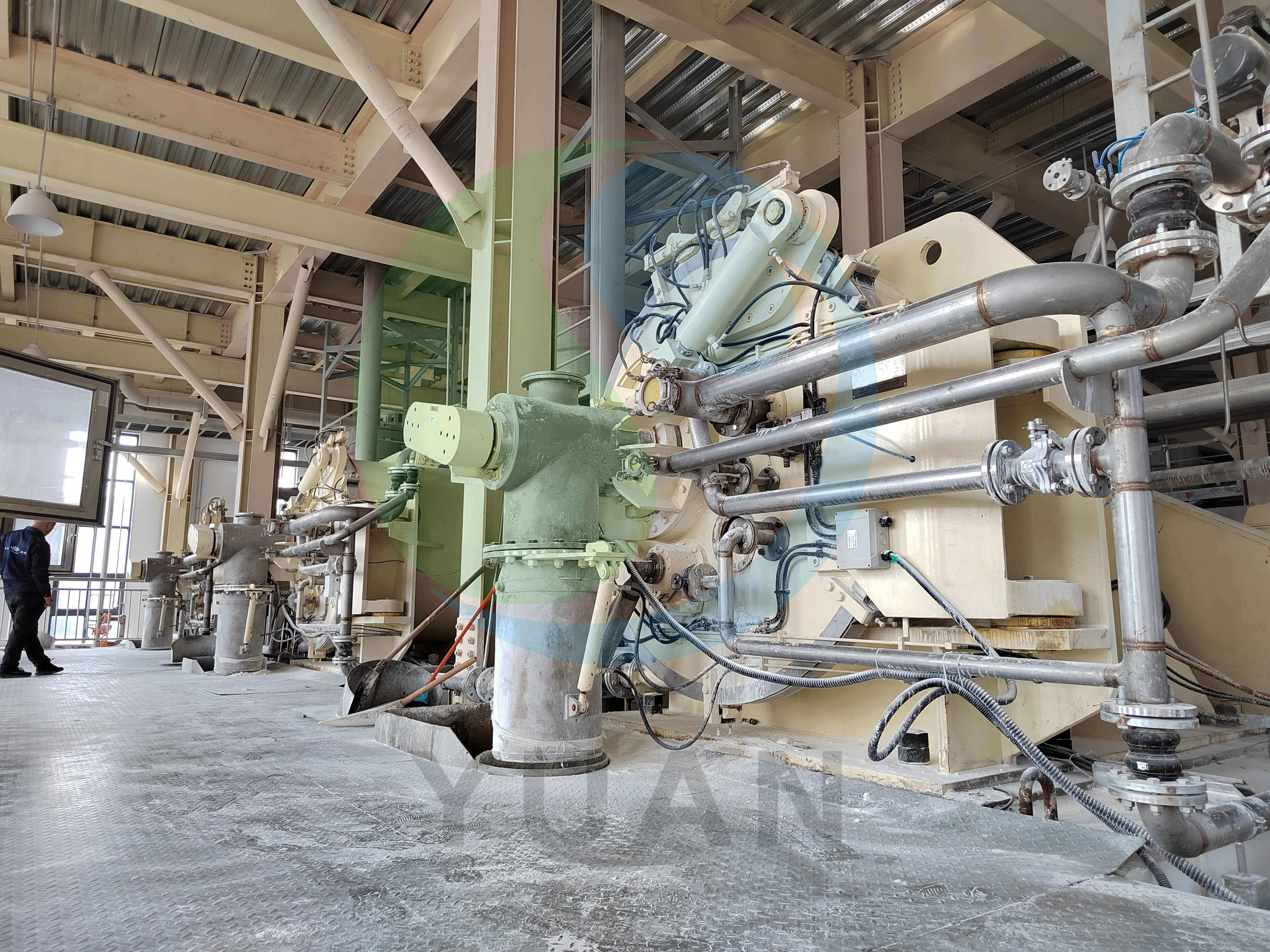 Planta eficiente de procesamiento de almidón de trigo de costo de consumo de bajo consumo