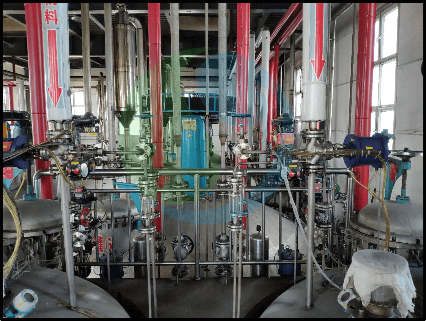 Control totalmente automático Línea económica de goma de gellan